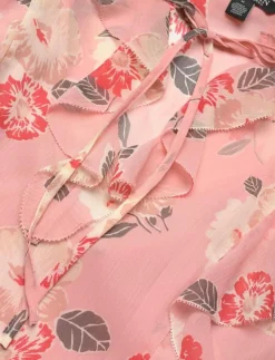 Lauren Ralph Lauren Floral Ruffle-Trim Georgette Blouse - Kortärmade blusar|Kvinnor Blusar & Skjortor