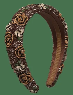 Kvinnor Becksöndergaard Hår|Håraccessoarer|Florian Wide Beaded Hairbrace - Hårband & Diadem