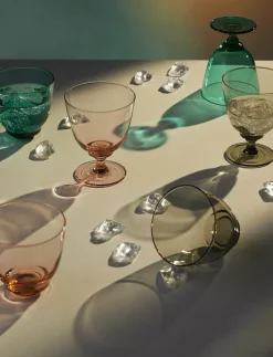 Holmegaard Glas|Flow Glas på fot 35 cl - Vitvinsglas