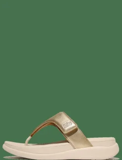 FitFlop F-MODE GO ADJUSTABLE FLATFORM TOE-POST SANDALS - Platta mules|Kvinnor Mules & Slip-Ins