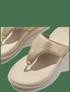 FitFlop F-MODE GO ADJUSTABLE FLATFORM TOE-POST SANDALS - Platta mules|Kvinnor Mules & Slip-Ins
