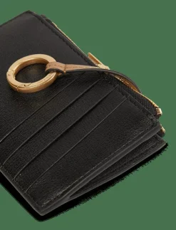 Kvinnor Calvin Klein Plånböcker & Korthållare|FOIL LOGO TOP ZIP CARDCASE - Korthållare