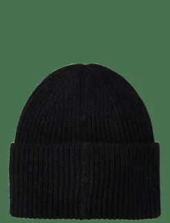 Kvinnor Davida Cashmere Mössor & Hattar|Fold Rib Cap - Mössor