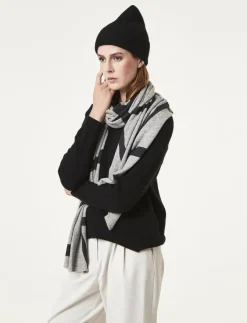 Kvinnor Davida Cashmere Mössor & Hattar|Fold Rib Cap - Mössor
