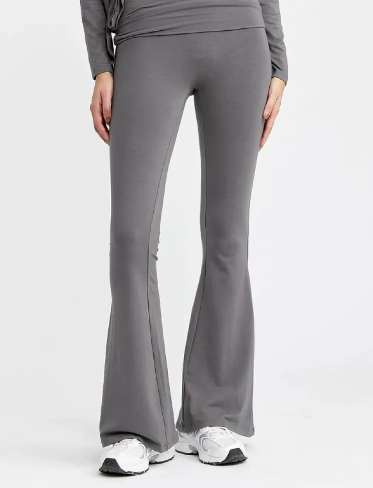 Drop of Mindfulness FOLDING WAISTBAND FLARE - Byxor|Kvinnor Byxor