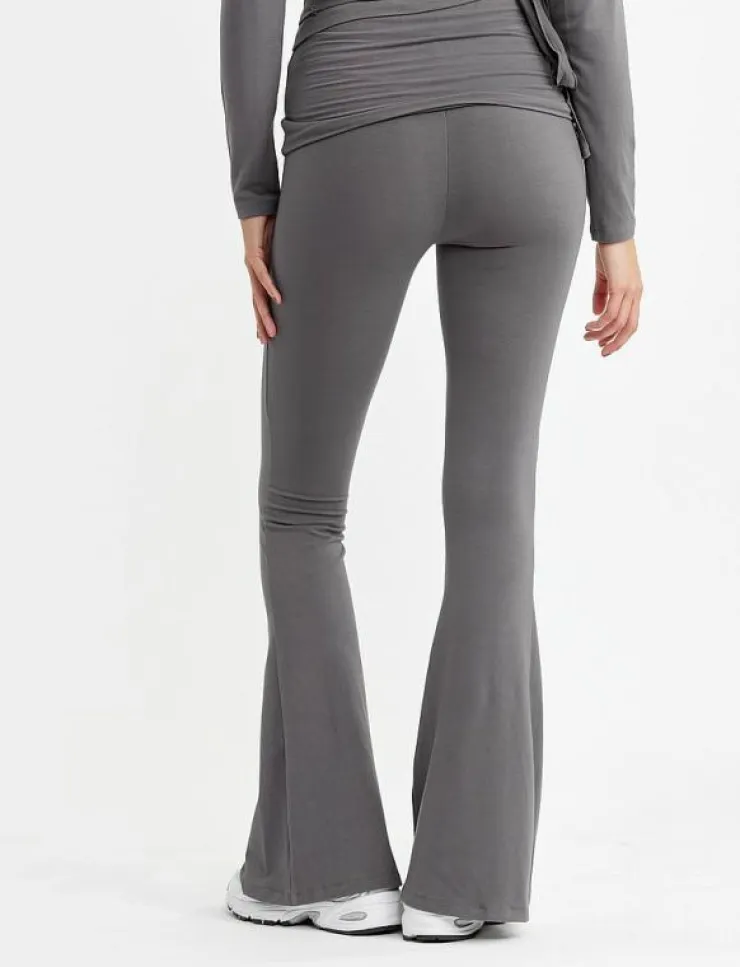 Drop of Mindfulness FOLDING WAISTBAND FLARE - Byxor|Kvinnor Byxor