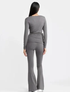 Drop of Mindfulness FOLDING WAISTBAND FLARE - Byxor|Kvinnor Byxor