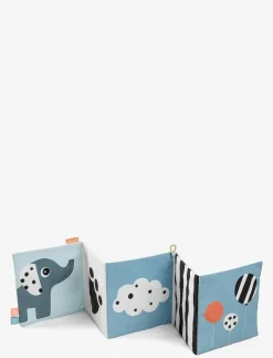 Barn Done by Deer Babyleksaker|Babyleksaker|Fold-out soft book Deer friends - Interaktiva leksaker