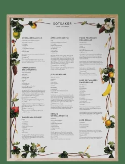 Kunskapstavlan® Posters & Ramar|Food Pharmacy Sötsaker - Posters & Tavelramar