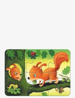 Barn Ravensburger Pussel & Spel|Forest Animal Fun 2/4/6/8p - Klassiska pussel