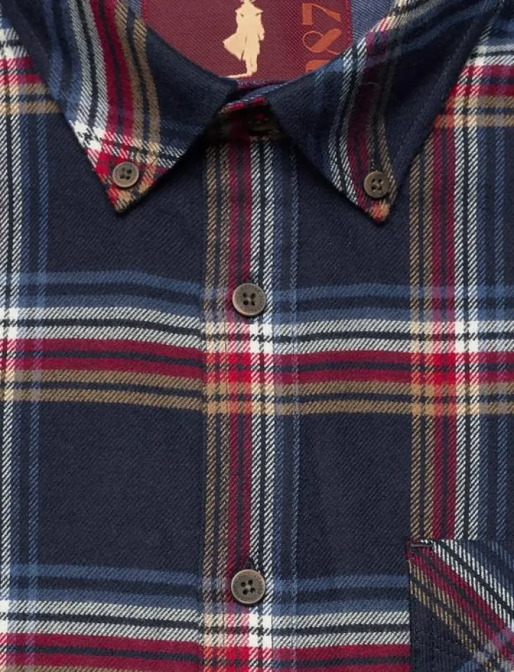 MCS Skjortor|FRANCK REG COT PE M SHIRT - Flanellskjortor