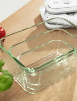 Zwilling Köksförvaring|Fresh & Save, Vakuum box set S/M/L Grå Glas - Köksförvaring