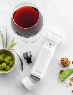 Zwilling Fresh & Save, Vakuum vinförslutar set Grå - Vinöppnare & Korkskruvar| Drink & Bartillbehör