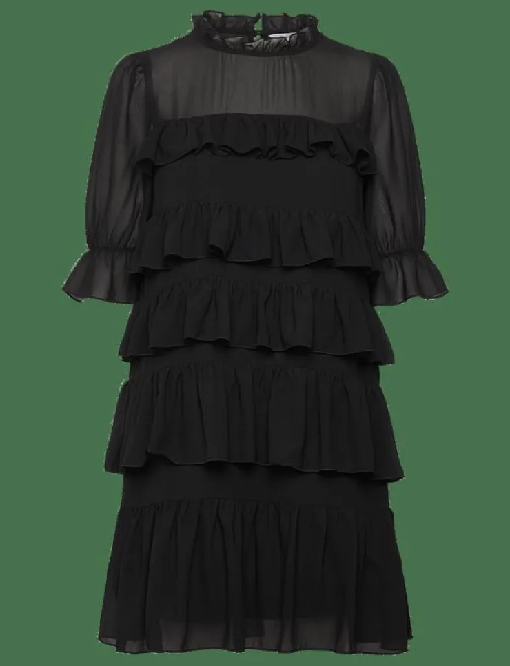 Bubbleroom Frill Short Dress - Korta klänningar|Kvinnor Klänningar
