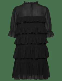 Bubbleroom Frill Short Dress - Korta klänningar|Kvinnor Klänningar