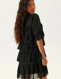 Bubbleroom Frill Short Dress - Korta klänningar|Kvinnor Klänningar
