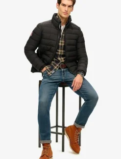 Superdry FUJI EMB PADDED JACKET - Fodrade jackor| Jackor & Rockar
