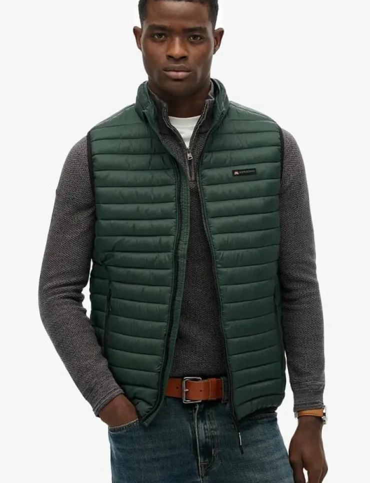 Superdry Sport FUJI LITE PADDED GILET - Västar| Jackor & Rockar