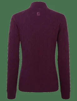 FootJoy Full-Zip Lined Pullover - Stickat|Kvinnor Sweatshirts