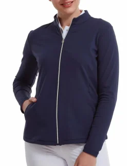 Kvinnor FootJoy Underställ|Underställ|Full-Zip Midlayer - Underställströjor