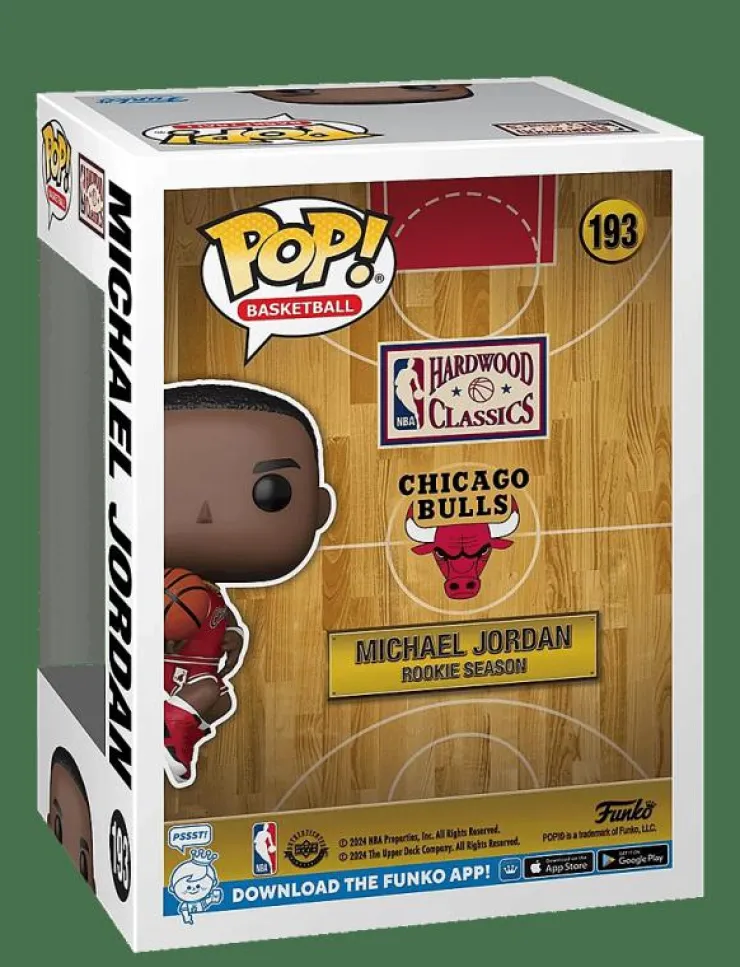Barn Funko Leksaksset & Leksaksfigurer|POP Vinyl NBA Bulls RS Michael Jordan - Actionfigur
