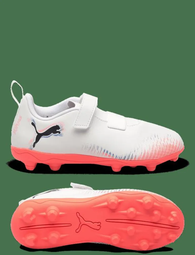 Barn PUMA Fotbollsskor|Sportskor|FUTURE 8 PLAY V FG/AG RB Jr - Sportskor