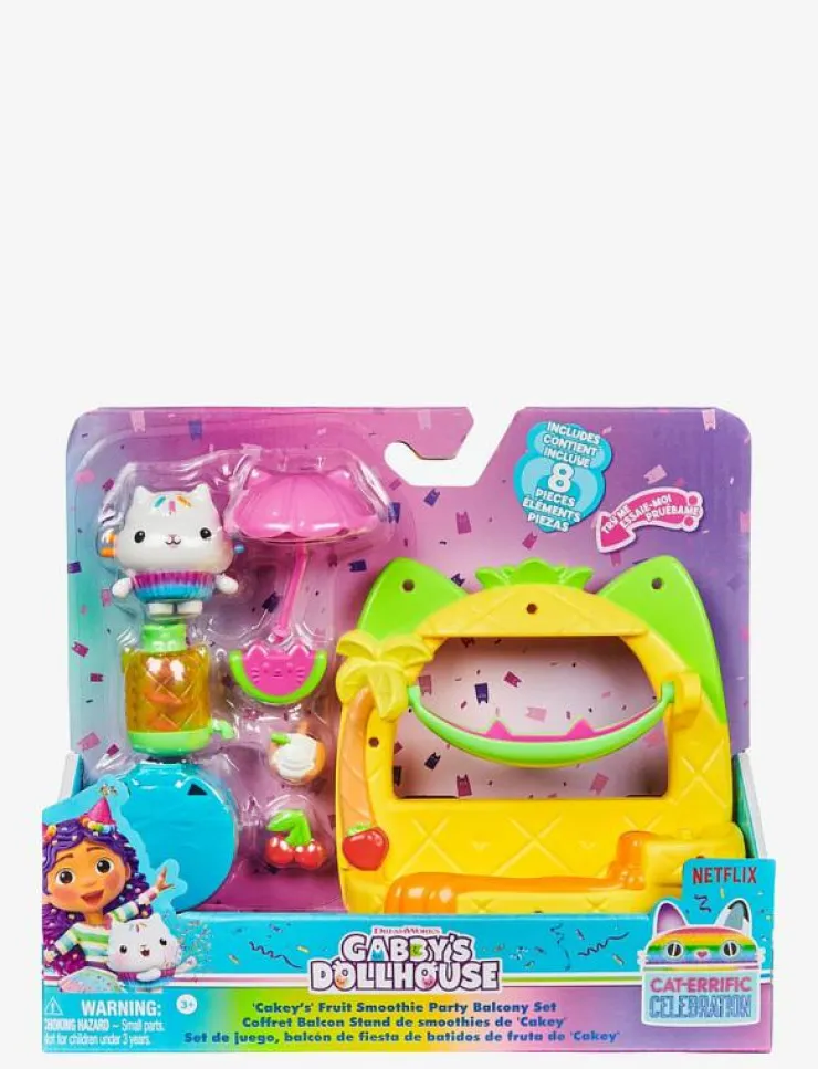 Gabby's Dollhouse Balcony Set - Cakey - Lekset|Barn Leksaksset & Leksaksfigurer