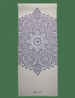 Gaiam SUSTAINED SUNDIAL FLOWER YOGA MAT 5MM PRINTED - Yogamattor & accessoarer|Kvinnor Sportutrustning|Sportutrustning