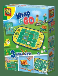Barn SES Creative Uteleksaker|Game - Wrap & Go Connect Four Travel Bag - Utomhusspel & Sport
