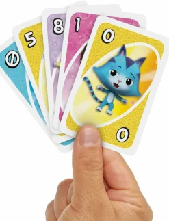 Mattel Games Games UNO Junior Gabby’s Dollhouse Card Game for Kids, Parents & Family Nights - Kortspel|Barn Pussel & Spel