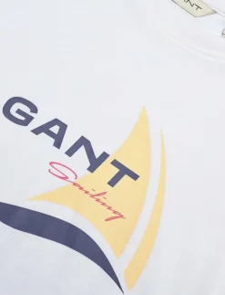 Barn GANT Basplagg|Överdelar|SAILING GRAPHIC T-SHIRT - Kortärmade