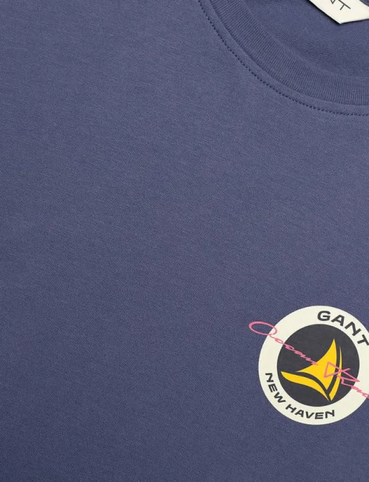 GANT SAILING GRAPHIC T-SHIRT - Kortärmade|Barn Överdelar