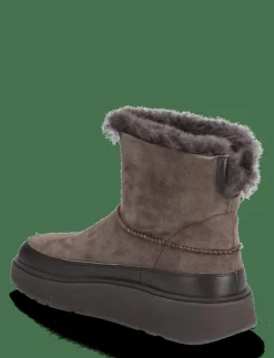 FitFlop GEN-FF MINI DOUBLE-FACED SHEARLING BOOTS - Platta ankelboots|Kvinnor Varmfodrade Stövlar
