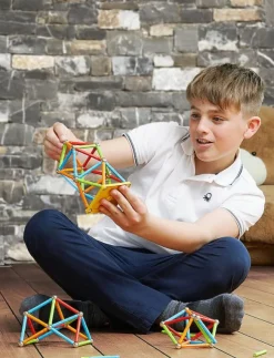 Barn Geomag Klossar & Byggsatser|Supercolor Recycled 60 Pcs - Byggsats