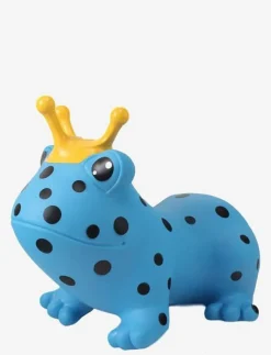 Barn Carlo Baby Uteleksaker|Gerardo Toys Jumpy Groda Blå - Hoppdjur