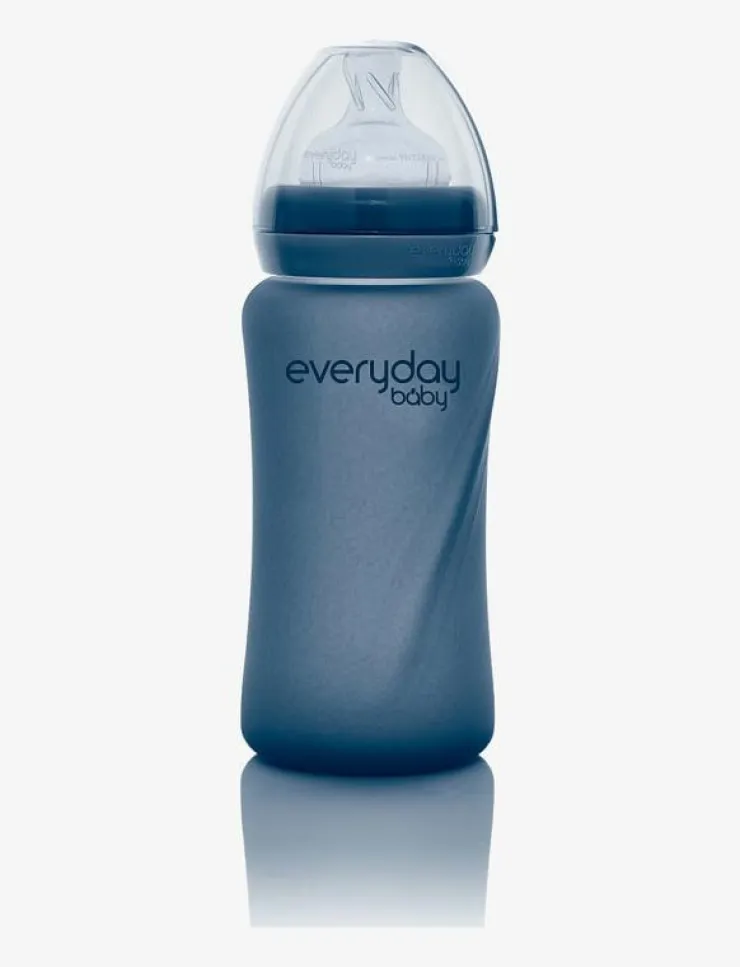 Barn Everyday Baby Mata|Glass Baby Bottle Heat Sensing Healthy + 240ml - Nappflaskor