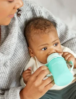 Barn Everyday Baby Mata|Glass Sippy Cup Healthy + - Nappflaskor