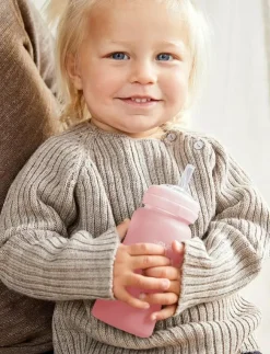 Barn Everyday Baby Mata|Glass Straw Bottle Healthy + - Nappflaskor