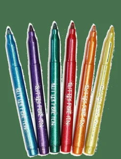 Sense GLITTER FIBERPENNOR 6-P - Färgpennor|Barn Rita & Pyssla