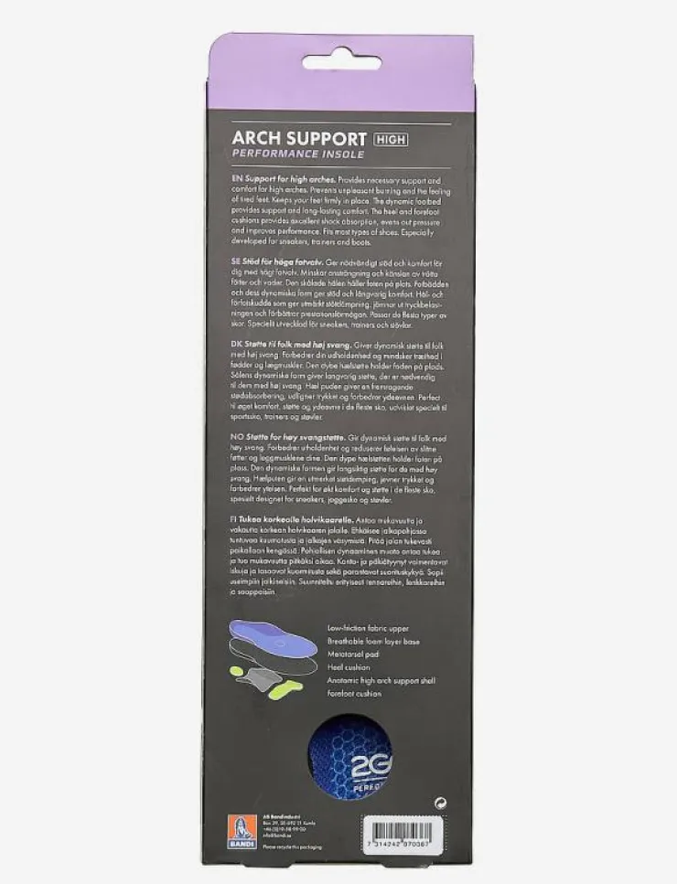 2GO Arch Support High - Sulor|Kvinnor Tillbehör|Tillbehör