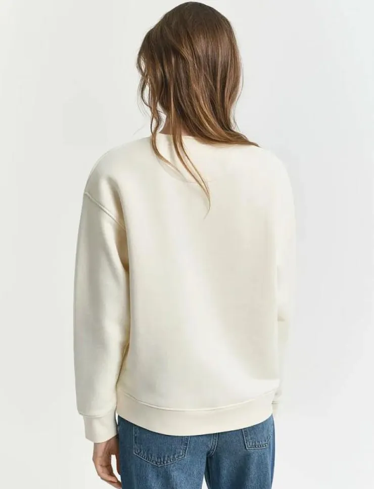 Kvinnor GANT Kläder|GRAPHIC C-NECK SWEAT - Sweatshirts