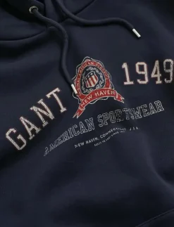 GANT GRAPHIC HOODIE - Hoodies| Sweatshirts & Huvtröjor