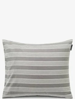 Lexington Home Gray/White Striped Lyocell/Cotton Pillowcase - Örngott| Sängtextilier