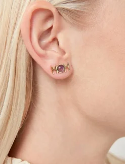 Barn Design Letters Smycken|Great Mom Ear climber (1 set of 2 pcs) - Studs örhängen