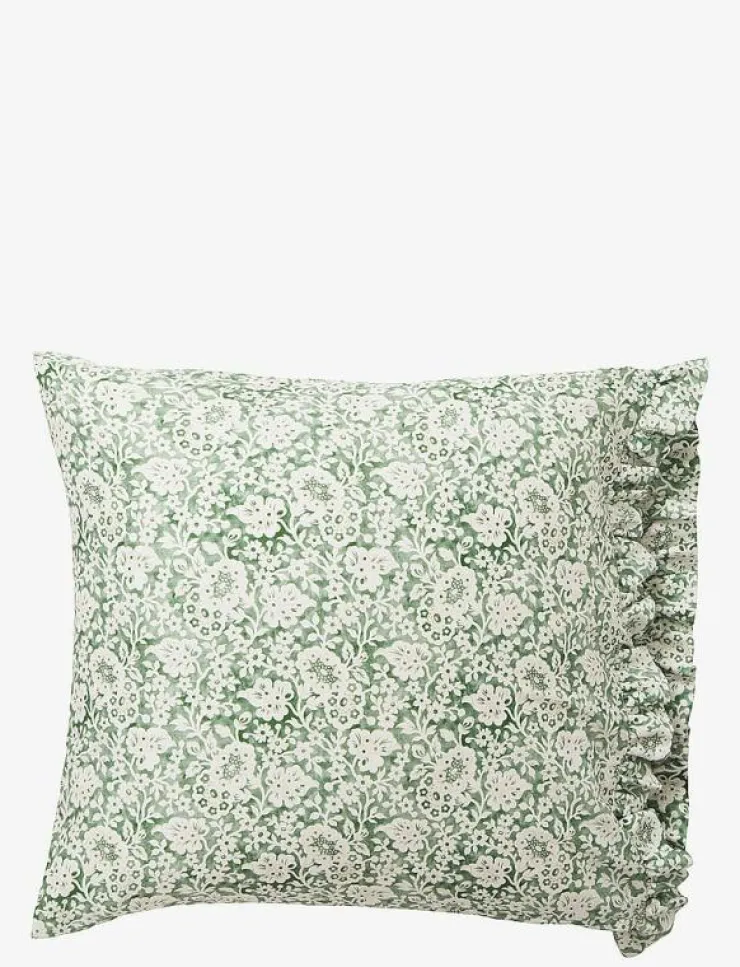 Lexington Home Green Floral Printed Cotton Sateen Pillowcase - Örngott| Kuddar & Filtar|Sängtextilier