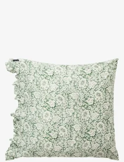 Lexington Home Green Floral Printed Cotton Sateen Pillowcase - Örngott| Kuddar & Filtar|Sängtextilier