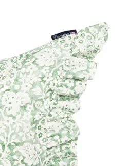 Lexington Home Green Floral Printed Cotton Sateen Pillowcase - Örngott| Kuddar & Filtar|Sängtextilier