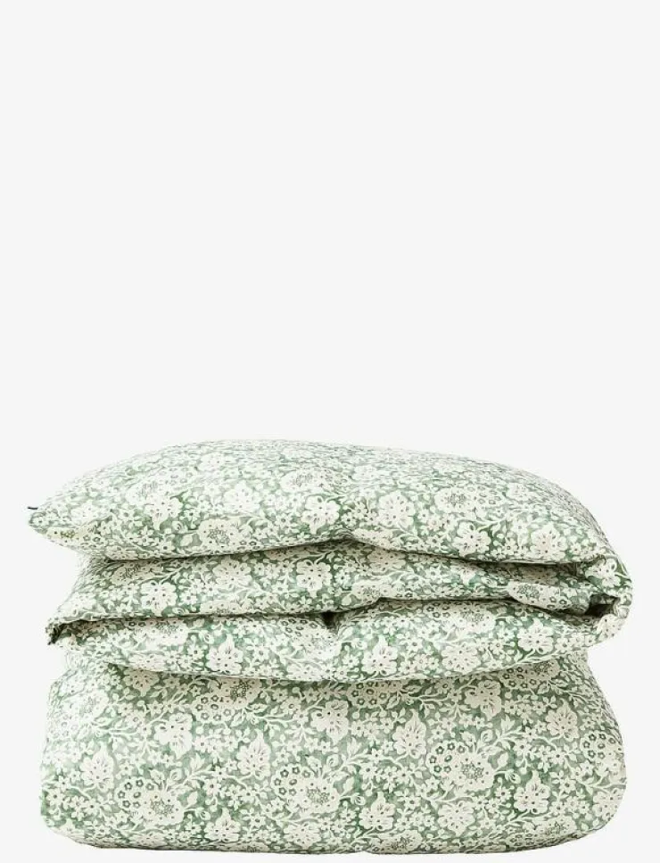 Lexington Home Green Floral Printed Cotton Sateen Bed Set - Påslakanset| Sängtextilier