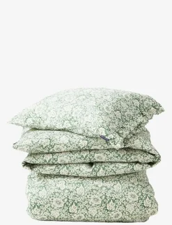 Lexington Home Green Floral Printed Cotton Sateen Bed Set - Påslakanset| Sängtextilier