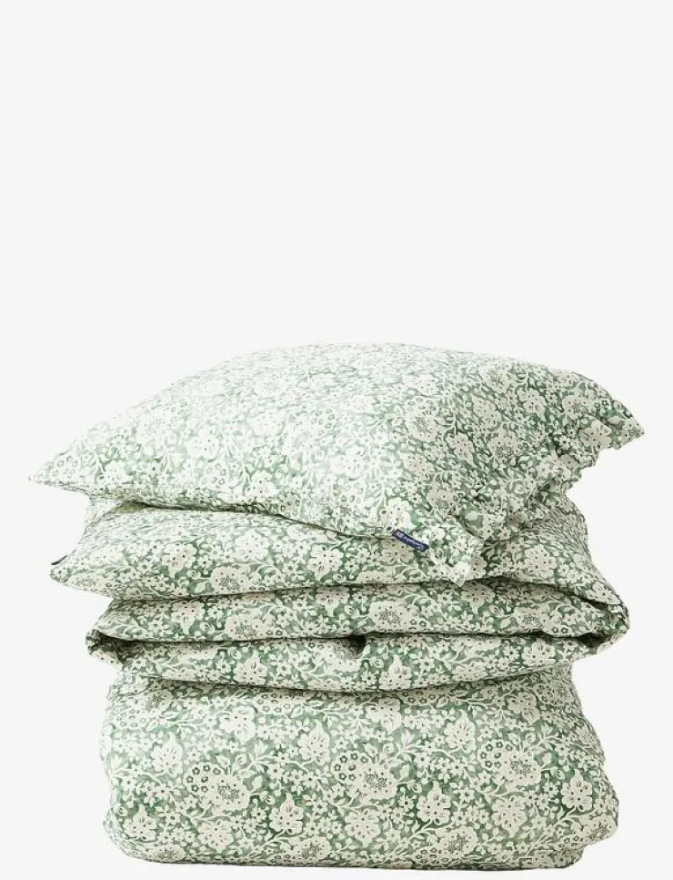 Lexington Home Green Floral Printed Cotton Sateen Bed Set - Påslakanset| Sängtextilier